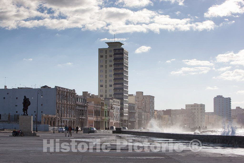 Photo- The MalecÃ³n View in Havana, Cuba 2 Fine Art Photo Reproduction