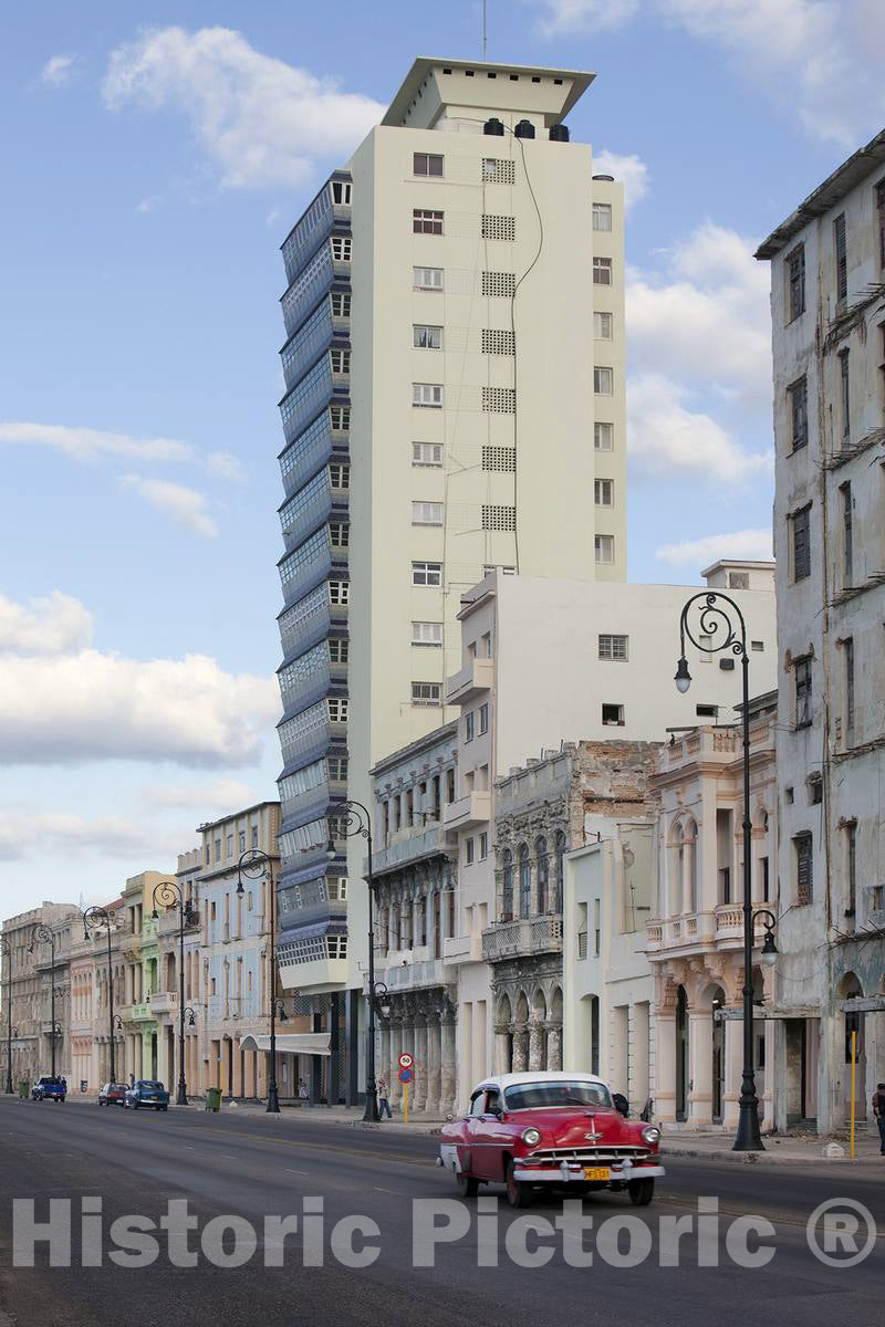 Photo- The MalecÃ³n View in Havana, Cuba 1 Fine Art Photo Reproduction