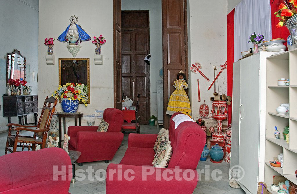 Havana, Cuba Photo - Interior of Home in Old Havana, Cuba