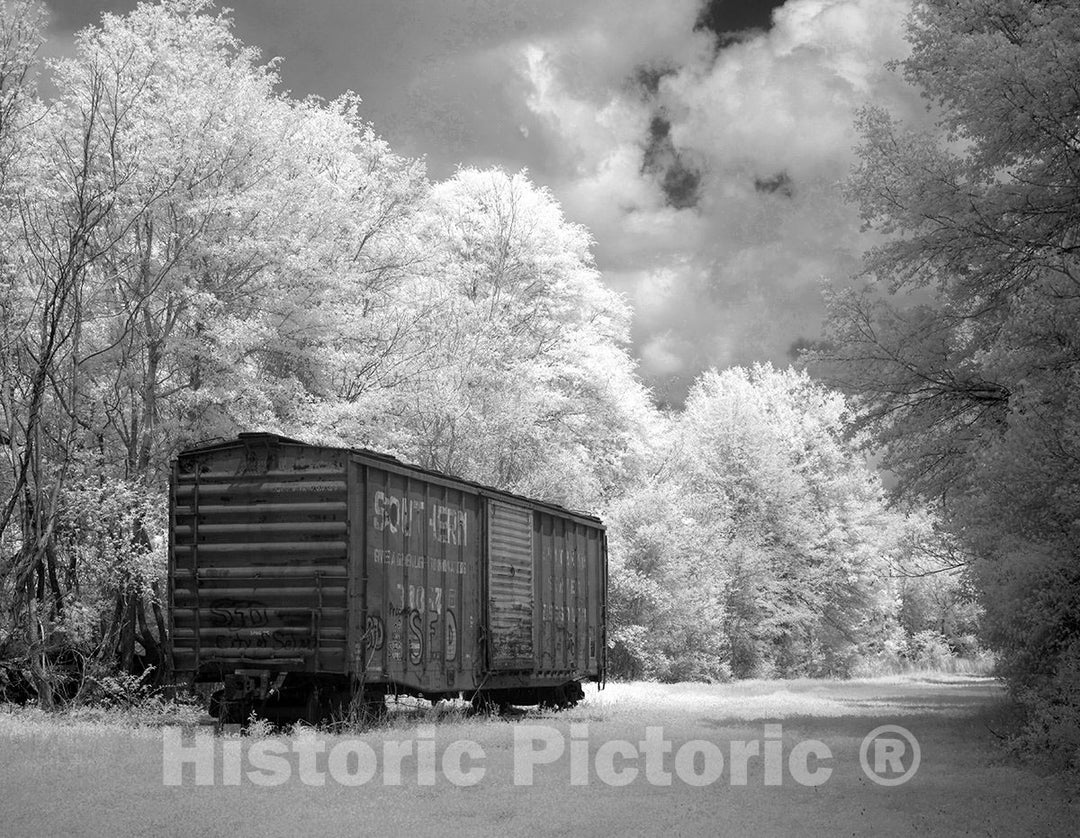 Selma, AL -Photo - Old Train car Found in a Back lot of The Warehouse District-