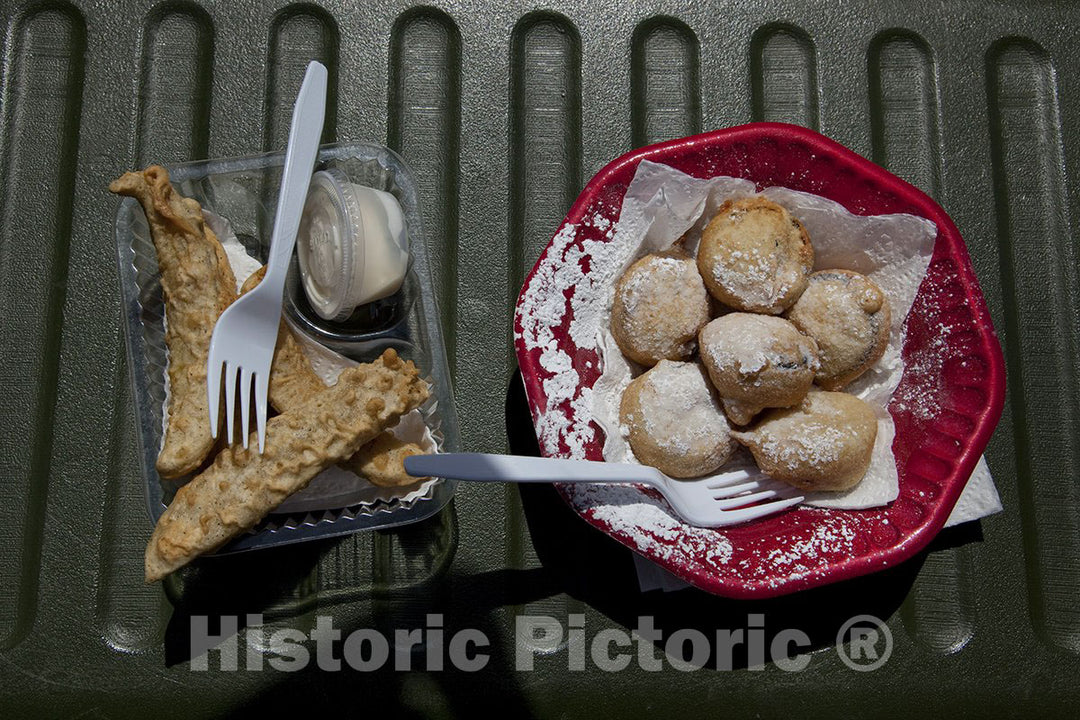 Bridgeport, AL Photo - Food at Reenactment of Civil War Siege of April 1862-