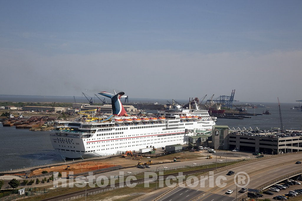 Mobile, AL Photo - Ships Cruise The Harbor at The Mobile, Alabama Port