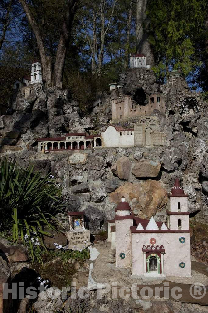 Photo- Ave Maria Grotto, Cullman, Alabama 2 Fine Art Photo Reproduction