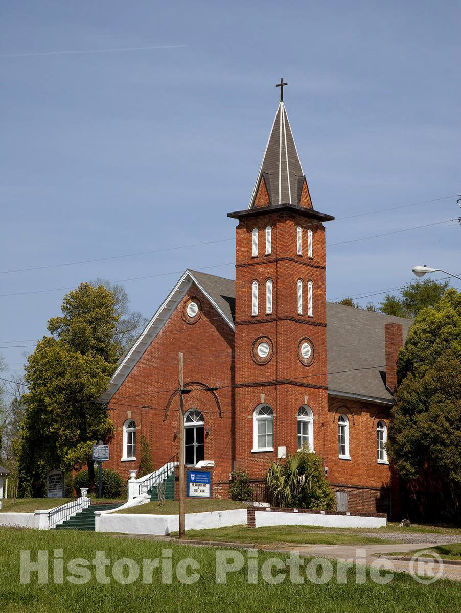 Photo - Cherry Street AME Church, Dothan, Alabama- Fine Art Photo Reporduction