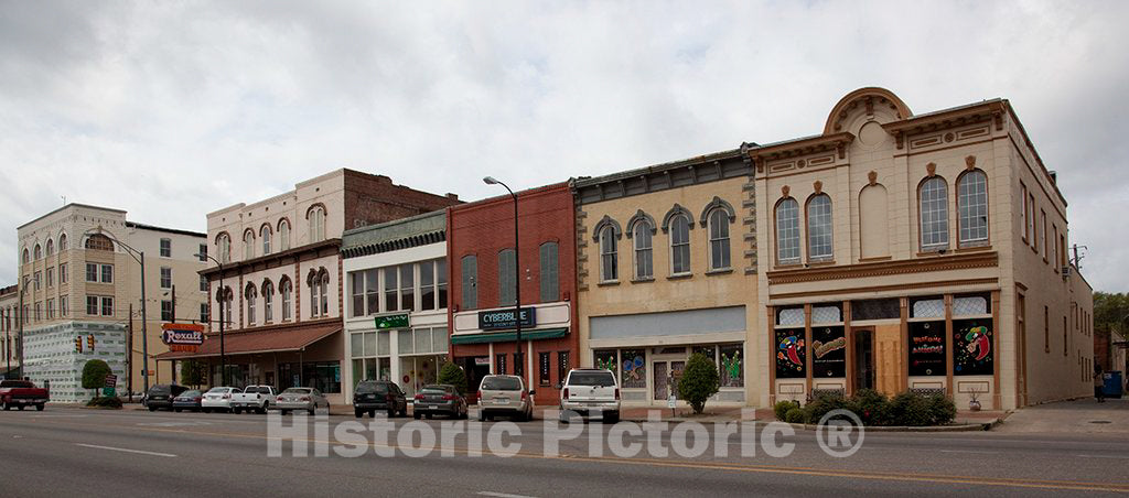 Photo - Downtown Views Along Route 80 in Selma, Alabama- Fine Art Photo Reporduction