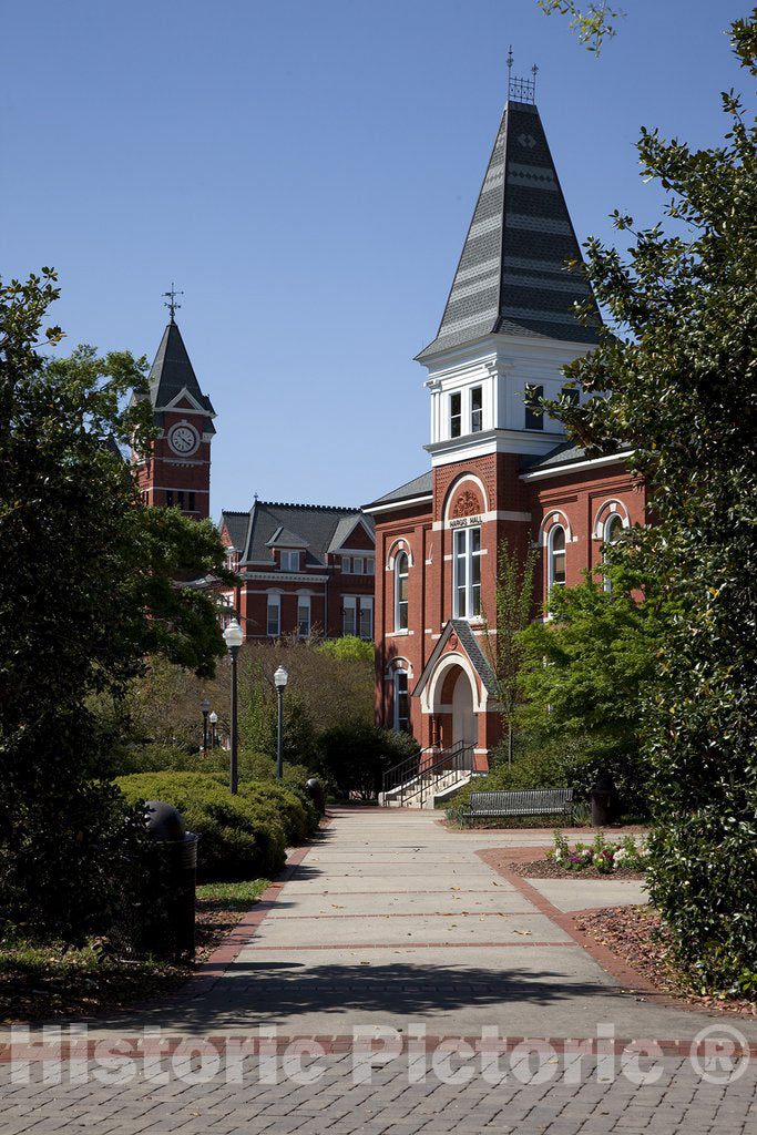 Auburn, AL Photo - Hargis Hall, Built in 1888 and Named After Estes H. Hargis. Located on The Main Campus at Auburn University in Auburn, Alabama