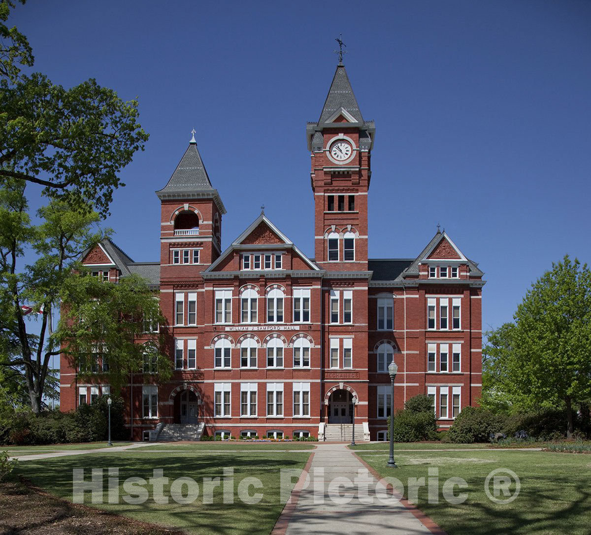 Auburn, AL -Photo - William J. Samford Hall on The Campus of Auburn University-