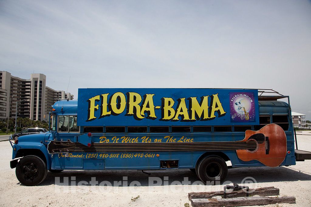 Photo - The Flora-Bama bar located on the Florida-Alabama border line- Fine Art Photo Reporduction