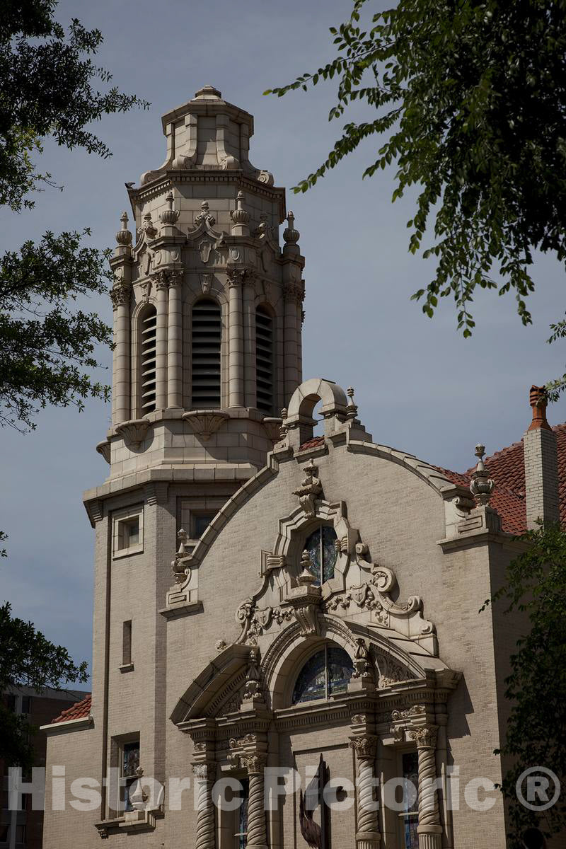 Photo - Highlands United Methodist Church, Five Points South, Birmingham, Alabama- Fine Art Photo Reporduction