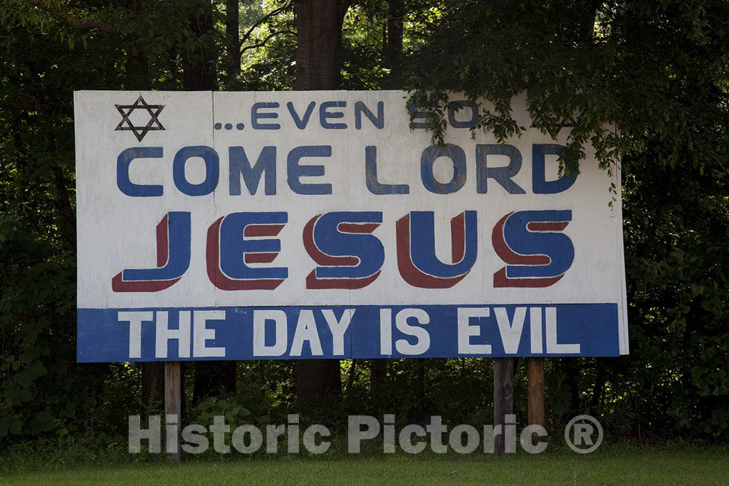 Carrollton, AL Photo - Jesus Signs Near Carrollton, Alabama