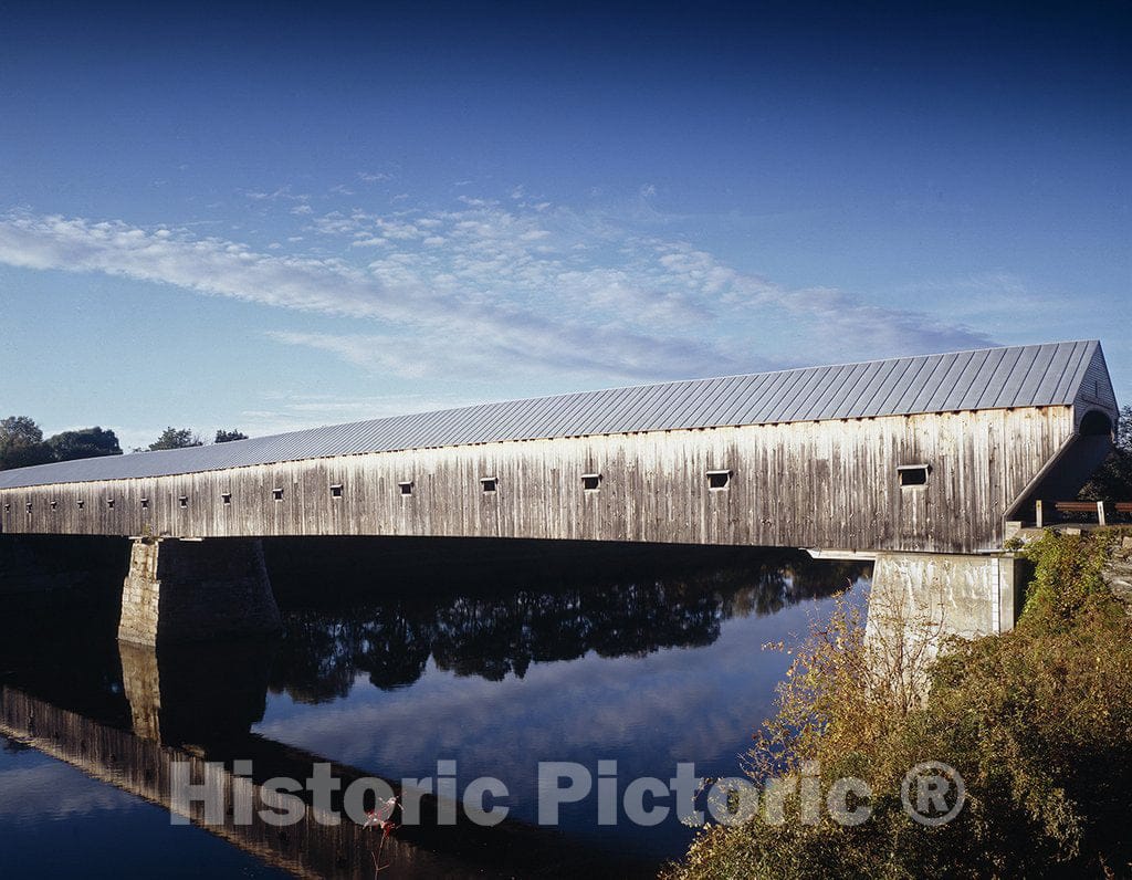 Windsor, NH Photo - Longest U.S. Covered Bridge, Windsor, New Hampshire