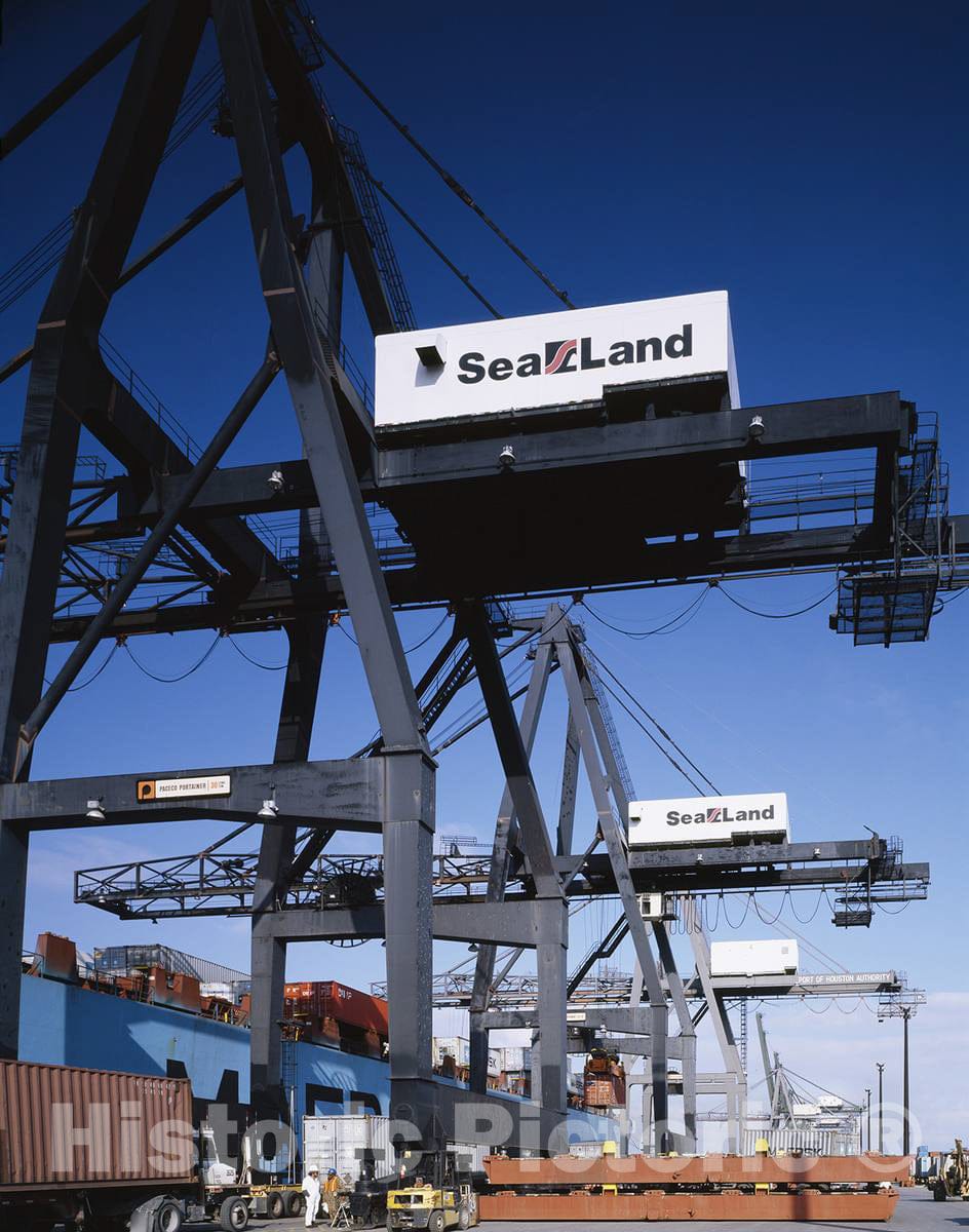 Photo - Containers at Port of Houston, Houston, Texas- Fine Art Photo Reporduction