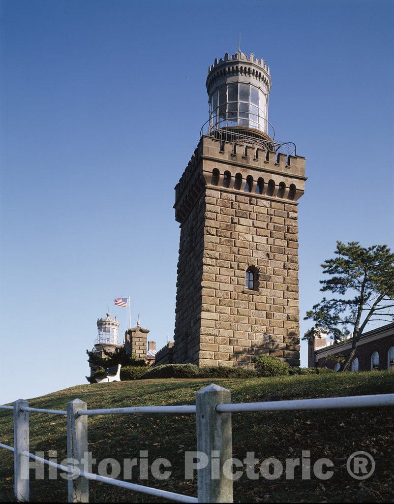 Highlands, NJ Photo - The Navesink Twin Lights is situated 200 feet Above sea Level in Highlands, NJ