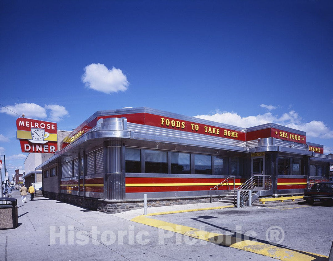 Philadelphia, PA Photo - Melrose Diner, Philadelphia, Pennsylvania