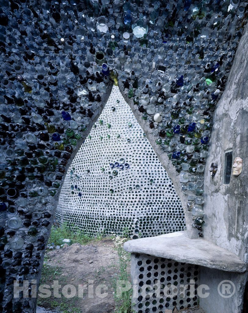 Beaumont, TX Photo - Bottle House Detail, Beaumont, Texas