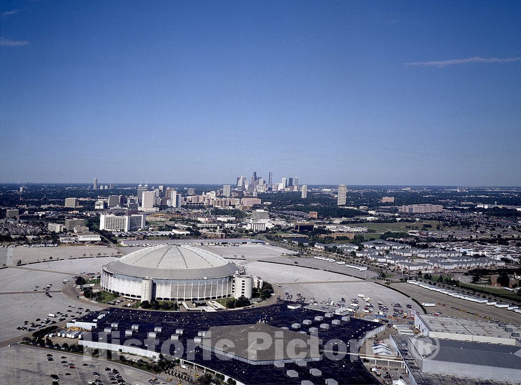 Houston, TX Photo - Aerial of The Astrodome, Houston, Texas