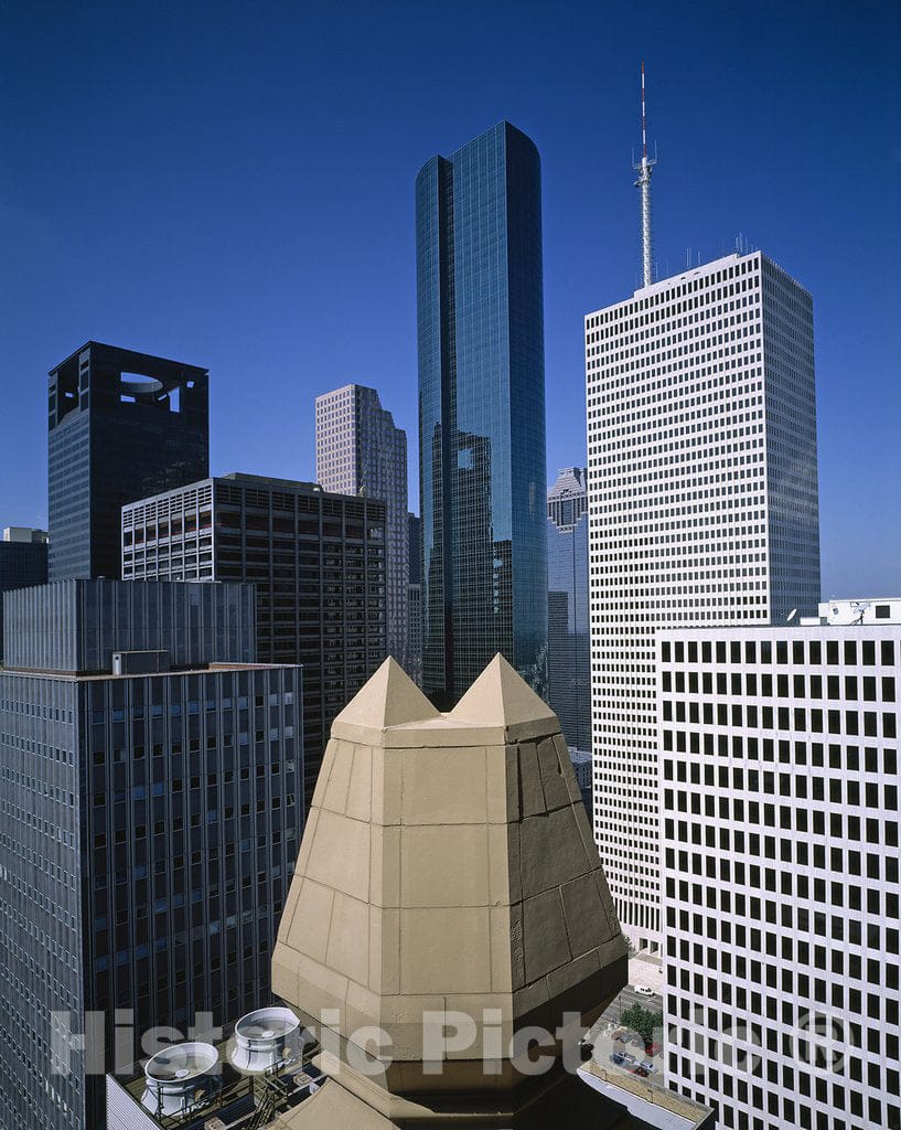 Houston, TX Photo - Rooftop View of Houston, Texas