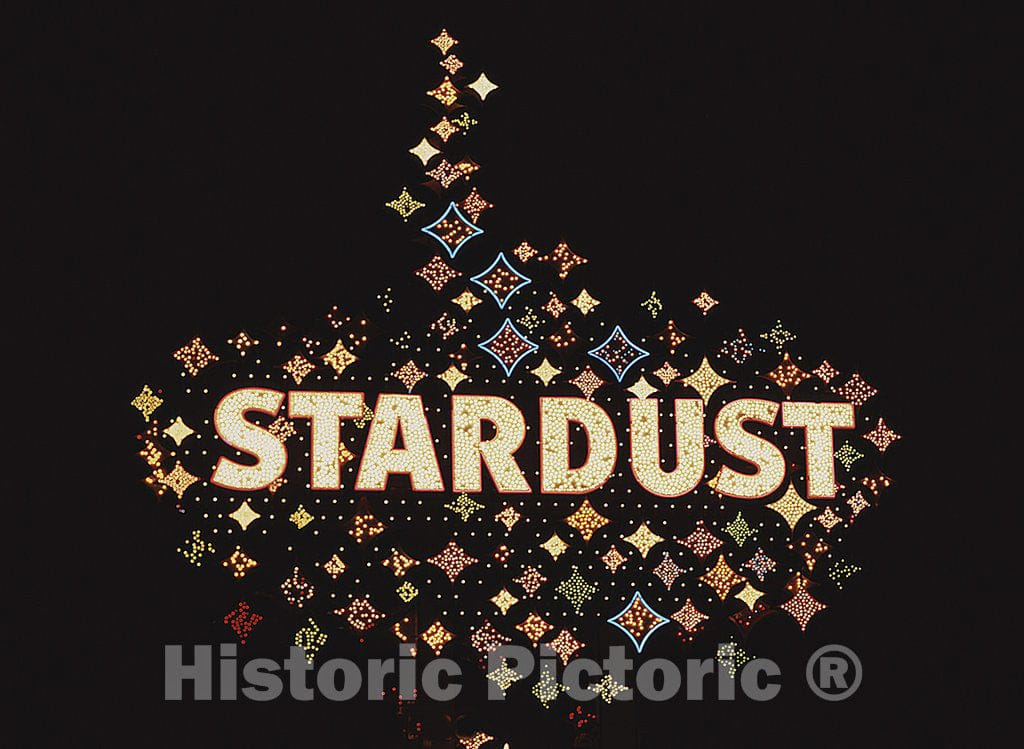 Las Vegas, NV Photo - Historic Stardust Sign, Las Vegas, Nevada