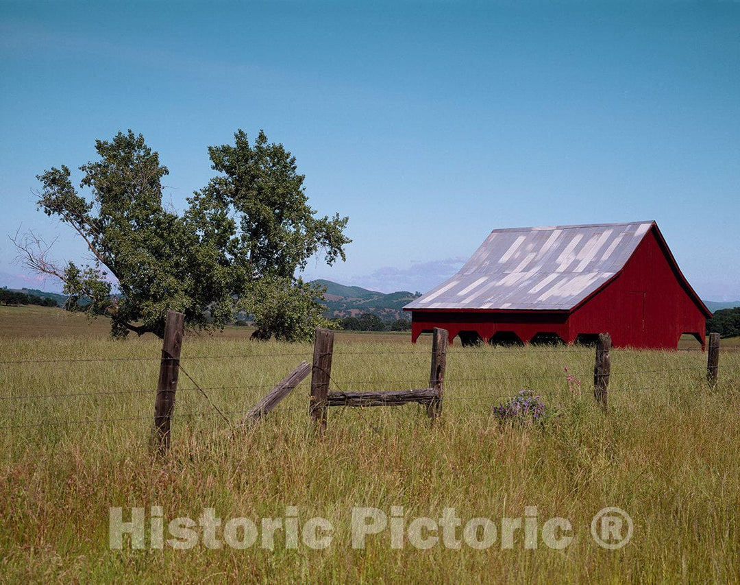 California Photo - California barn