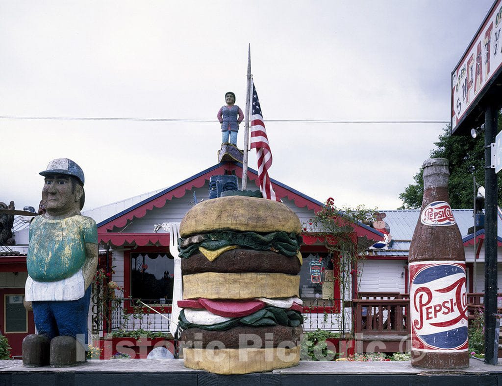 Olympic Peninsula, WA Photo - Fat Smitty's Diner on The Olympic Peninsula, Discovery Bay, Washington