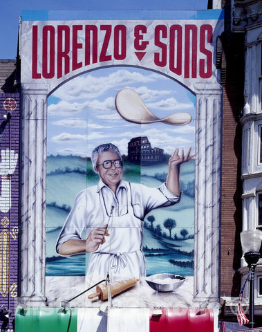 Philadelphia, PA Photo - Lorenzo's Pizza Sign on South Street, Philadelphia, Pennsylvania