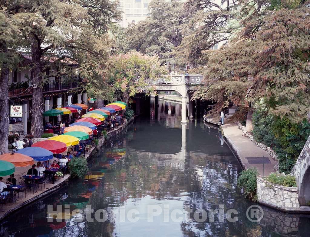 Photo - River Walk, The Number-one Tourist Attraction in San Antonio, Texas- Fine Art Photo Reporduction