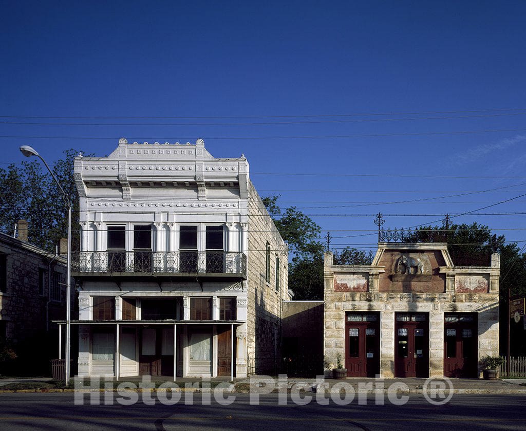 Fredericksburg, TX Photo - Old Buildings in Fredericksburg, Texas