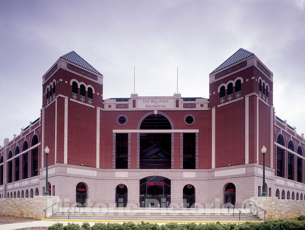 Photo - The Ballpark in Arlington, Home Stadium of The Major-League Texas Rangers Baseball Team- Fine Art Photo Reporduction