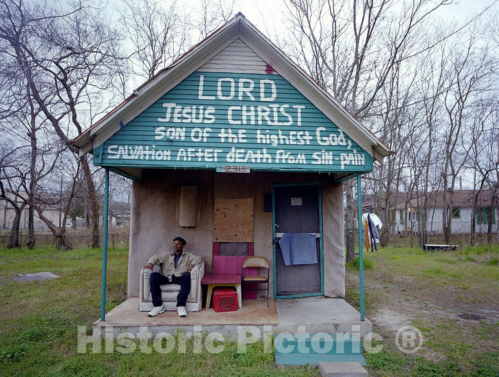 Houston, TX Photo - Man with a Message in Houston, Texas