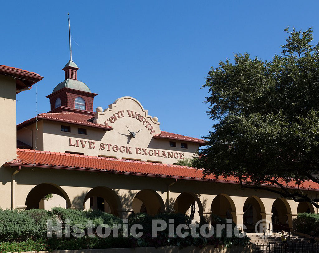 Fort Worth, TX Photo - The Stock Yards building, the center of a historic livestock-market district in Fort Worth, Texas