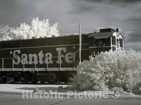 Barstow, CA Photo - Santa Fe Train in Barstow, California