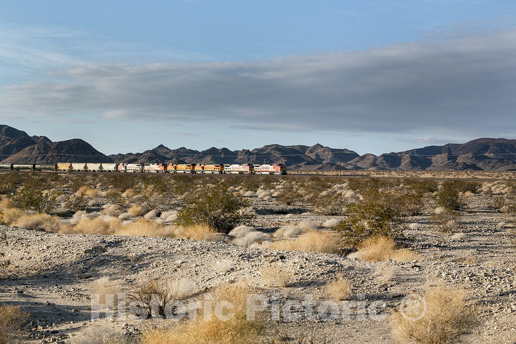 California Photo - A Section of Mostly Dry Goose Lake Along U.S. 395 in far-Northeastern CA