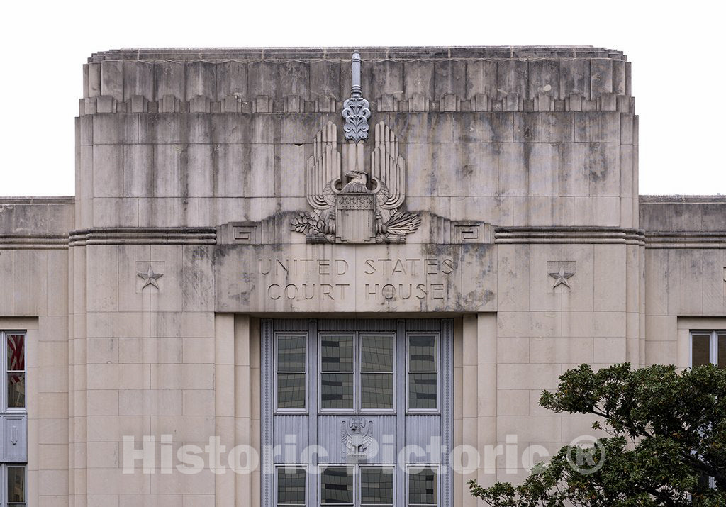 Austin, TX Photo - Exterior Details at U.S. Court House, Austin, Texas