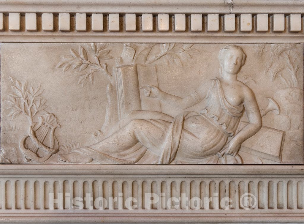 Photo - Bas Relief Detail at The Ace of Clubs House in Texarkana, Texas, More Formally Known as The Draughon-Moore Home- Fine Art Photo Reporduction