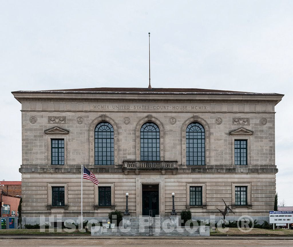 Photo - Regional Arts Center, Home of The Regional Arts and Humanities Council in What was The Original Federal District Courthouse in Texarkana, Texas- Fine Art Photo Reporduction