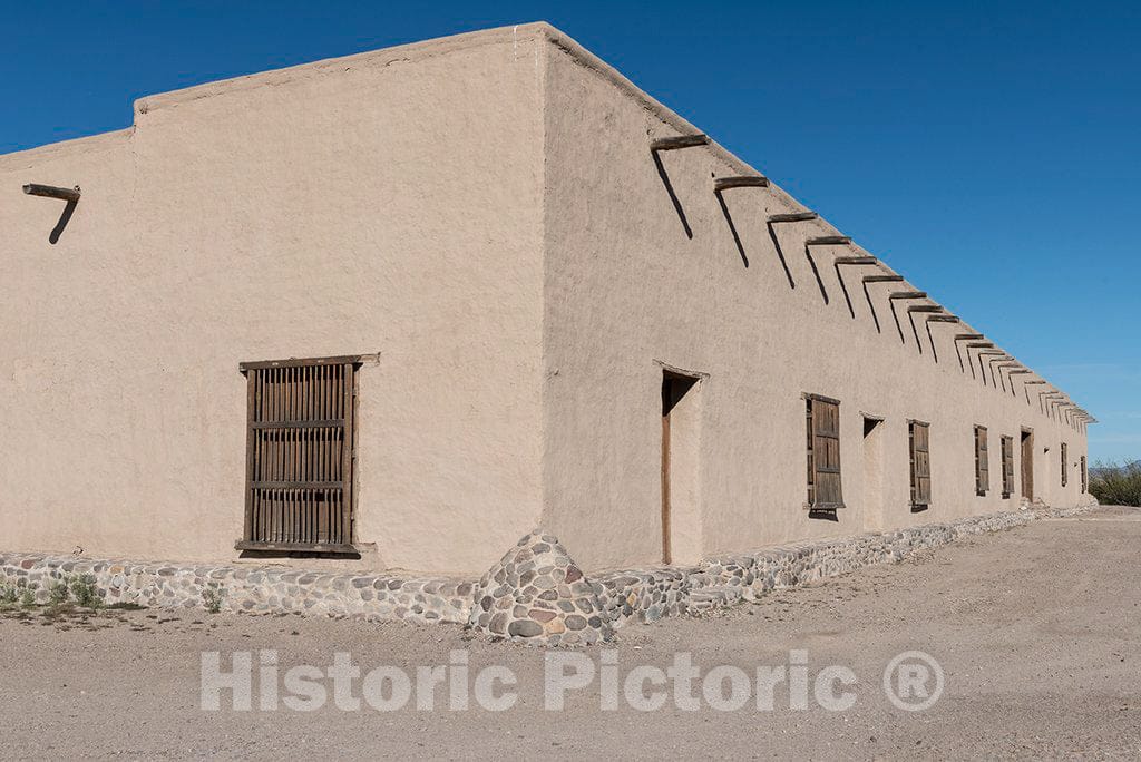 Photo - A Portion of Fort Leaton, a Texas State Historic Site, on The Edge of Presidio, Along The Rio Grande River in Brewster County, Texas- Fine Art Photo Reporduction