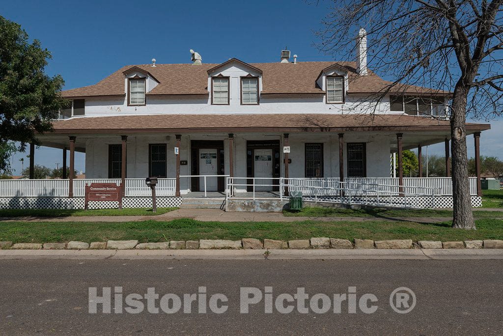 Photo - One of The Surviving Buildings from Fort McIntosh, which Existed for Nearly a Century, Beginning in 1849, in Laredo, Texas- Fine Art Photo Reporduction