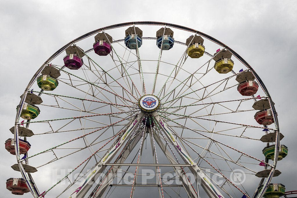 Austin, TX Photo - Carnival scene at Rodeo Austin, the city's annual stock show and rodeo. Austin, Texas