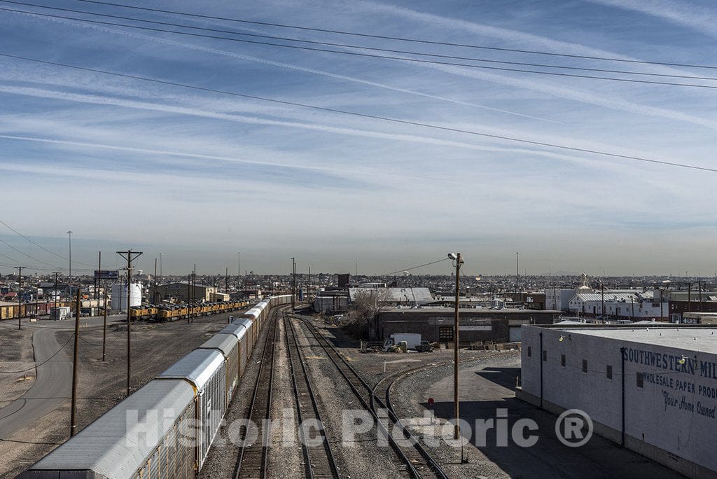 El Paso, TX Photo - Train Yard El Paso, Texas