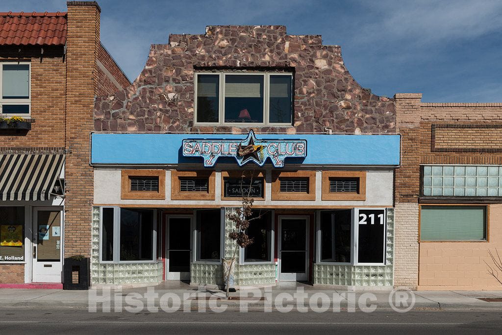 Photo - The Saddle Club Tapas bar and Restaurant in Alpine, Texas- Fine Art Photo Reporduction