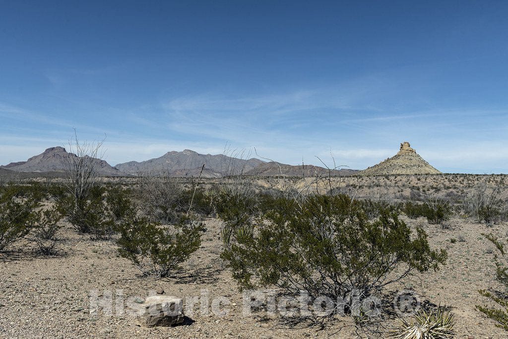 Big Bend National Park, TX Photo - Scenery in Big Bend National Park in The Trans-Pecos Region of Texas