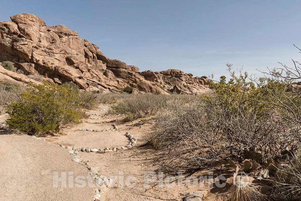 Photo - Rock Formations in Hueco Tanks State Historic Site Near El Paso in El Paso County, Texas- Fine Art Photo Reporduction