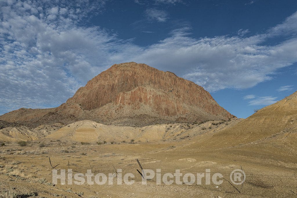 Brewster County, TX Photo - Rugged Terrain North of Big Bend National Park in The Trans-Pecos Region of Southwest Texas