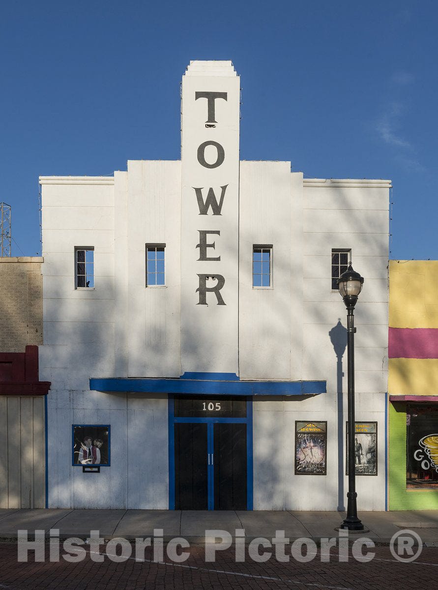 Lamesa, TX Photo - The Tower Theatre in Lamesa, The seat of Dawson County, Texas-