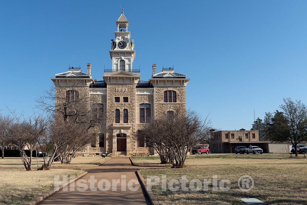 Photo - The Shackelford County Courthouse in Albany, Texas- Fine Art Photo Reporduction