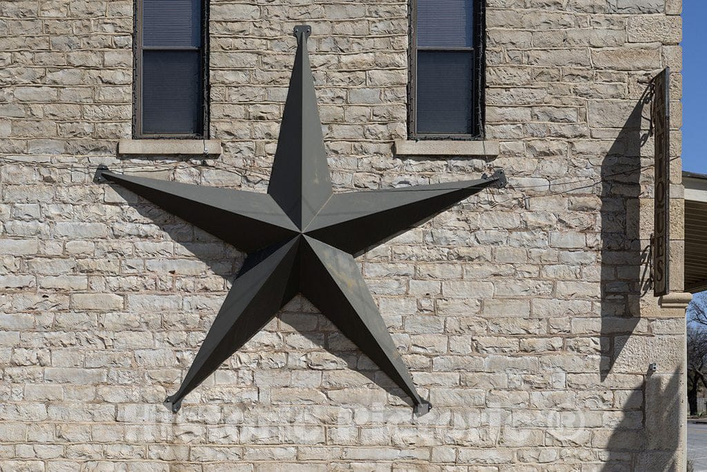 Albany, TX Photo - The Texas Star, Used a Building Decoration in Albany, The seat of Shackelford County, Texas