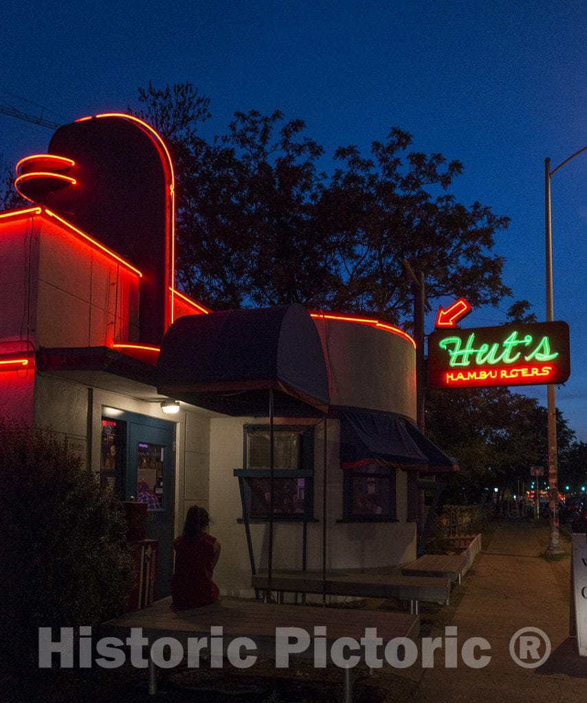 Austin, TX Photo - One of many vibrant neon signs in Austin, the Texas.