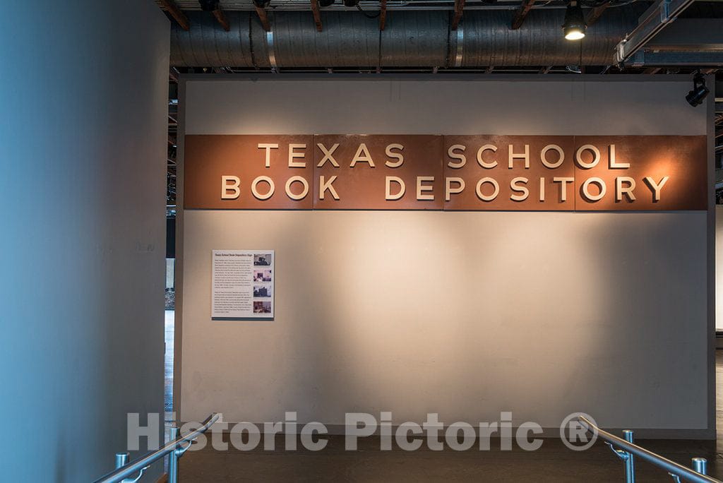 Photo - Exhibit of a Sign That Appeared on The Texas School Book Depository in Dallas, Texas, Where Lee Harvey Oswald, The Presumptive Assassin of President John F