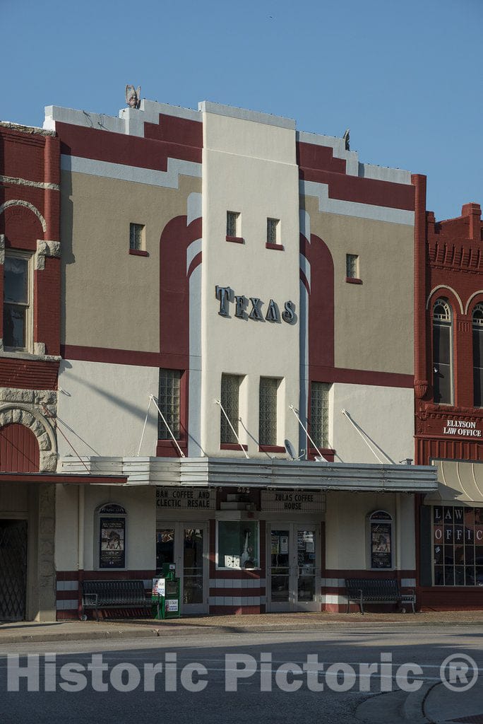 Waxahachie, TX Photo - The Texas Theater in Waxahachie, Texas, a Dallas Suburb