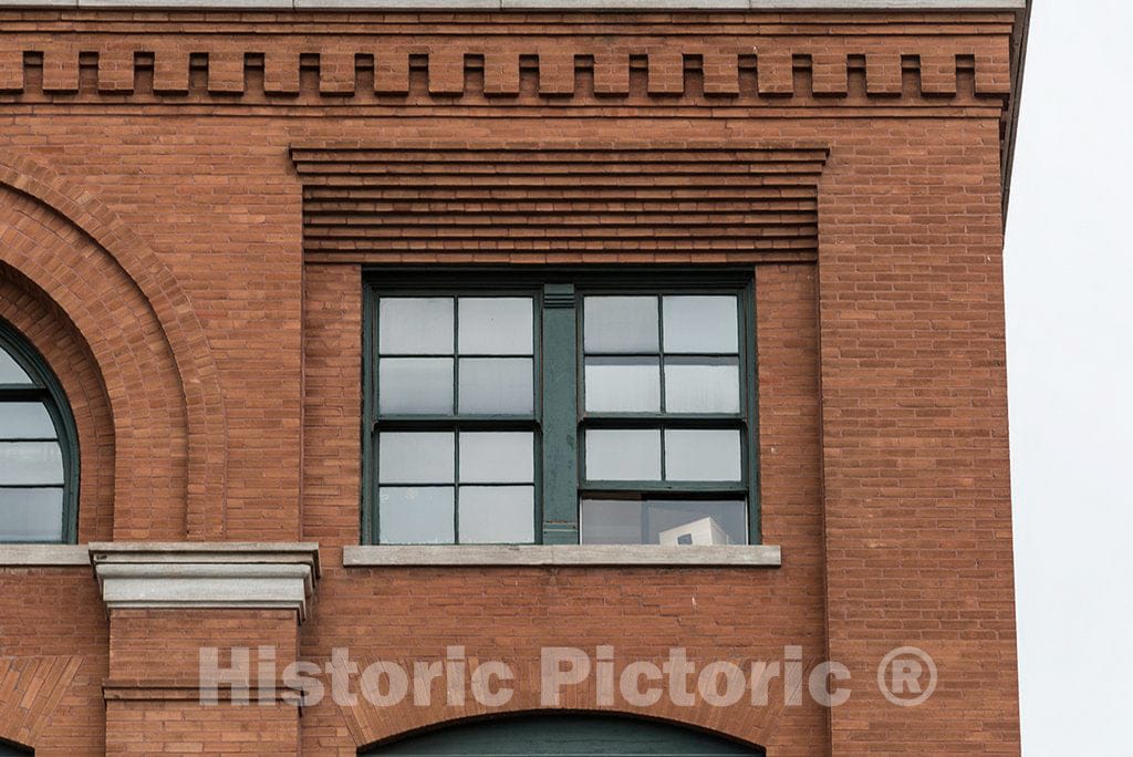 Photo - The Sixth-Floor Corner Window of The Texas School Book Depository in Dallas, Texas, Where Lee Harvey Oswald, The Presumptive Assassin of President John F